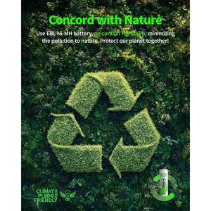 For EBL Pre-Charged AA <b>Rechargeable</b> <b>Batteries</b> 1.2V 2500mAh High Performance 24 Pack with 600mAh 1800mAh 1000mAh 2000mAh - Product Image 4