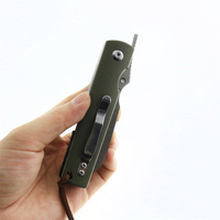 Couteau de poche pliant, lame en acier D2, manche en G10, chasse, tactique, EDC, portable, camping, survie en plein air, support OEM ODM
