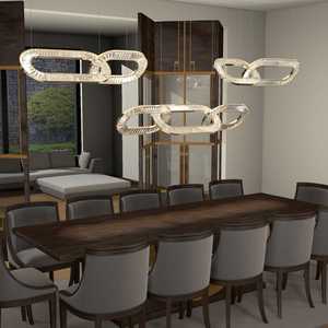 Luxury Modern Stairs K9 Crystal <strong>Chandeliers</strong> Indoor Decor Living Room Hanging Light for Hotel Restaurant Pendant <strong>Chandelier</strong> Light - Product Image 4