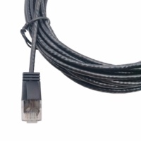 Kabel LAN RJ45 CAT6 8p8c Ultra Tipis Terintegrasi 32awg Sudut 90 Derajat Bawah/Atas/Kanan/Kiri Netral