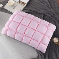 Oreiller de soutien cervical en alternative au duvet, taille Queen, moelleux, de luxe, écologique, avec housse 400TC