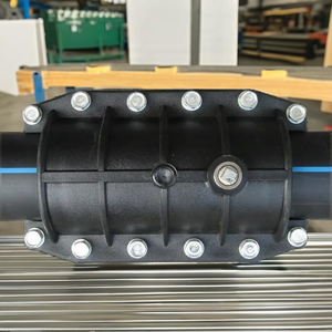 Acoplamiento de Tubería de Agua de HDPE, Accesorio de Reparación de Emergencia de Fusión a Tope de PE con Abrazadera de Acero Lisa, Resistente a la Corrosión - Product Image 6