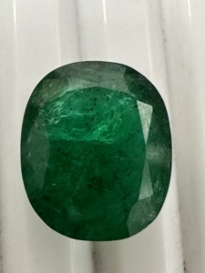 Rare 7.05 Carat <b>Emerald</b> Cut <b>Cushion</b> Green Gemstone Loose Stone Premium Jewelry Gem for Rings Pendants and Custom Designs - Product Image 3