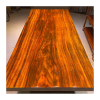 Table à manger traditionnelle en bois de noyer véritable Dessus de table en bois récupéré fini Dessus de table en bois massif