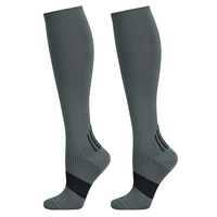 Chaussettes de sport longues jusqu'au genou, unisexes, professionnelles, à compression musculaire, pour la course à pied, le fitness, amincissantes, vente en gros