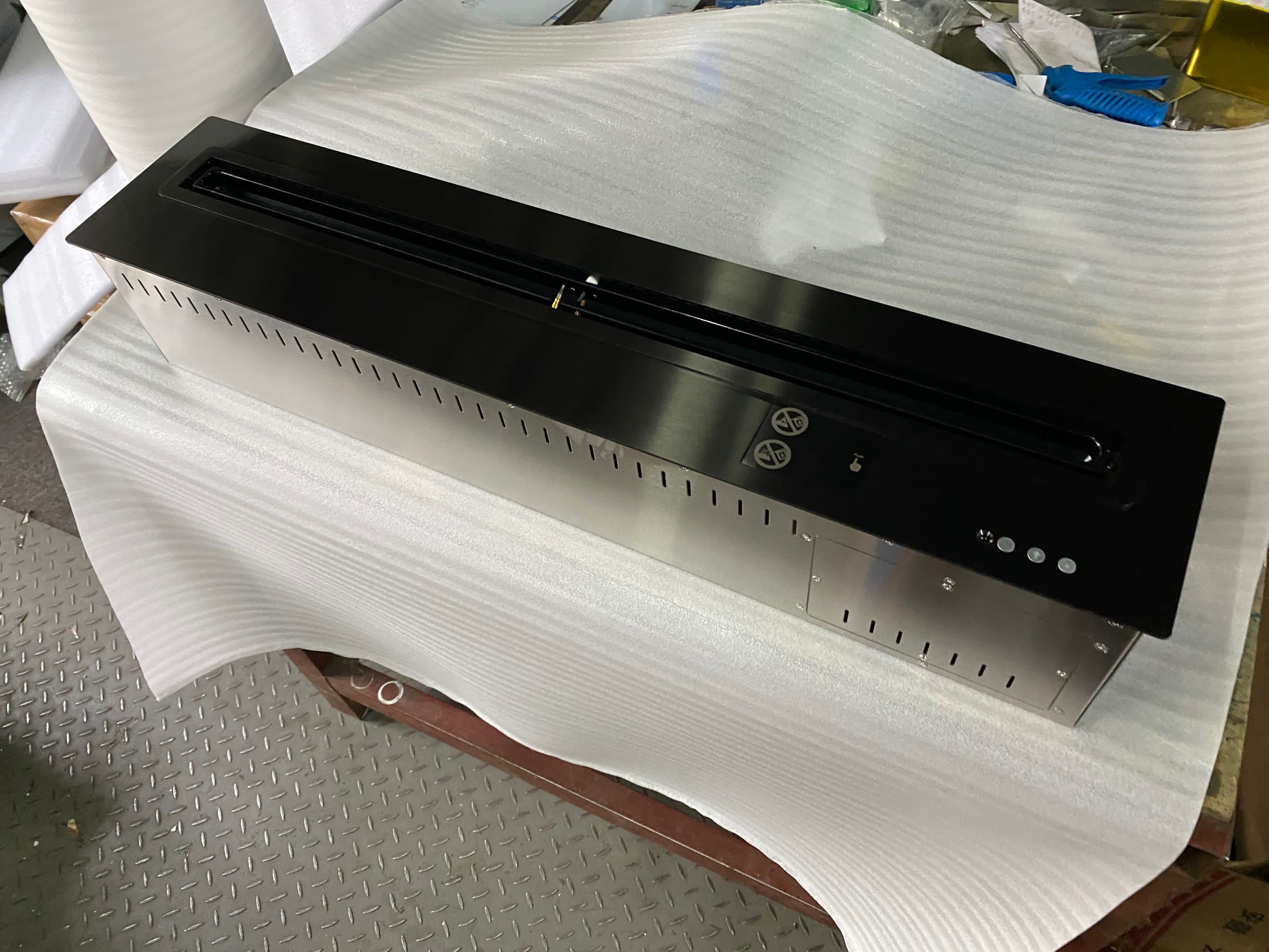 electric fireplace thin