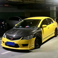 Capot avant ventilé de style JSA pour Honda Civic FD2 CIIMO 2006-2015, en fibre de carbone, couvre-capot moteur, pièces de carrosserie extérieures de voiture