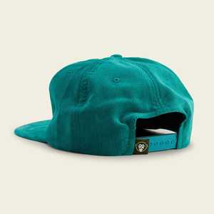 Casquettes 5 panneaux personnalisées avec logo, casquettes snapback non structurées, casquettes trucker à visière plate, casquettes trucker en velours côtelé avec patch tissé Howler et appliqué - Product Image 4