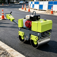 Compacteur routier vibrant à double tambour portatif polyvalent pour travaux d'exportation et de génie civil général