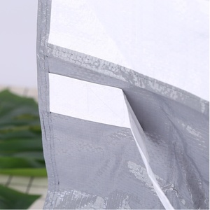 Tùy Chỉnh <span class=keywords><strong>In</strong></span> Logo Thân Thiện Với Môi Tái Sử Dụng Tote Lớn Thêm Lớn Nhiều Lớp PP Dệt Mua Sắm Túi Dây Kéo Khuyến Mại Thêm Thư - Product Image 3