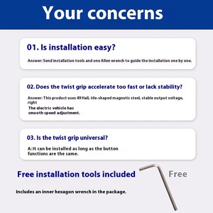 Electric Tricycle Aluminum Alloy Handlebar Throttle Battery <strong>Speed</strong> <strong>Controller</strong> <strong>Reversing</strong> Enclosed Accessories <strong>Controller</strong> Pedal - Product Image 2