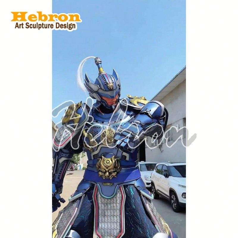Realistic General Mecha LargeTall Cosplay Adult Human Wear Inside Night ...