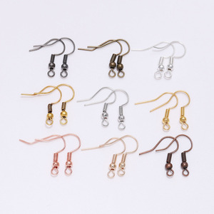 Earring Hook Accessories DIY Jewelry Making <b>Drop</b> Shape Plated Iron Hooks For Earring Crafting - Product Image 2