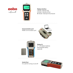 Portable Handheld Battery Operated <strong>Flow</strong> Meter Measures River Water's <strong>Level</strong>/<strong>Flow</strong>/Velocity <strong>Indicators</strong> Wide Range Automatic OEM - Product Image 3