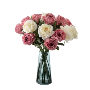 Loulan - Tallo de Rosa Seca y Tostada de Una Sola Flor, Rosa Artificial Realista y Duradera, Decoraciones para el Día de la Madre y Navidad - Product Image 2