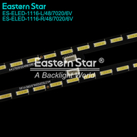 Bande LED en aluminium ES-ELED-1116 pour rétroéclairage TV CRH-A4370201204L615REV1.0G 7710-643000 pour téléviseur universel 43 pouces