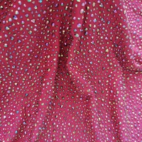 Dégradé à pois fer sur strass transfert de chaleur étoilé volcan cristal transferts patchs paillettes Hotfi pour robe de luxe