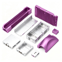 Boîtier électronique en aluminium usiné CNC sur mesure OEM, usinage CNC de précision pour boîtier de carte de circuit imprimé industriel et boîtier électronique