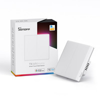 Sonoff TX T5 86 2C WiFi saklar cerdas, kendali jarak jauh layar penuh sentuh untuk dinding
