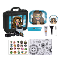Coffret à accessoires pour fumeurs : Plateau à rouler en métal, Pot en verre, Cendrier, Outil à rouler, Kit de brosses de nettoyage
