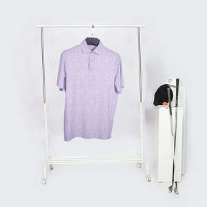 Diseño de logotipo personalizado Polo de golf de bambú y cáñamo de rendimiento antiarrugas de alta calidad para hombres - Product Image 6