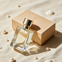 Ensemble d'emballage cosmétique personnalisé pour parfum, comprenant un flacon vaporisateur à fine brume et une boîte cadeau en papier de luxe pour l'emballage de vente au détail