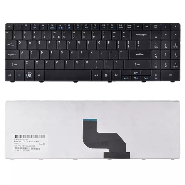 New Laptop Keyboard for Acer Aspire 5516 5517 5532 7715 7715Z US SP AR GR UK Layout Replacement Notebook Keyboards