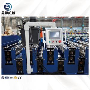 Automatische doppels chichtige Trapez ziegel Rollen form maschine Farbige Stahldach ziegel herstellung Maschinen produktion - Product Image 5