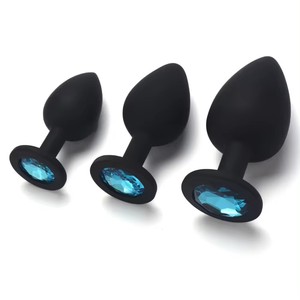 Stainless Steel & Zinc Alloy Sexy Crystal Adult Sex Toy Warehouse Jewel Anal <b>Butt</b> <b>Plug</b> for Women Men Couples Colorful <b>Medium</b> - Product Image 1