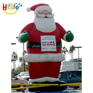 Giant Inflatable Cartoon Giáng Sinh Santa Claus, Ngoài Trời Giáng Sinh Santa Claus Trang Trí Inflatable OEM - Product Image 4