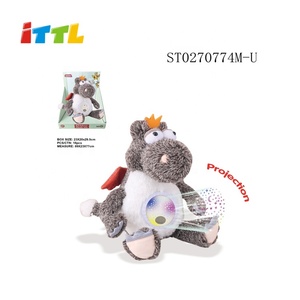 Juguete Musical de Peluche de León con Proyección Eléctrica para Bebés, Juguete de Peluche de Algodón Suave con Relleno de PP para Aliviar el Estrés - Product Image 3