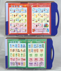 Livre électronique éducatif pour enfants, machine d'apprentissage Montessori, livre parlant <span class=keywords><strong>anglais</strong></span> et <span class=keywords><strong>français</strong></span>, livre sonore à lecture par points - Product Image 5