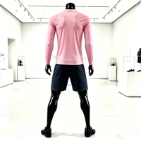 Maillot de football à manches longues personnalisé de haute qualité, sublimation intégrale, séchage rapide, uniforme de football en gros, directement de l'usine