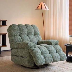 <span class=keywords><strong>Fauteuil</strong></span> de massage <span class=keywords><strong>électrique</strong></span> moderne et réglable, pivotant et inclinable, en tissu doux, pour salon, chambre ou bureau - Product Image 1