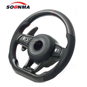 Volante Personalizado de Fibra de Carbono Real AlcantaR para <span class=keywords><strong>Volkswagen</strong></span> <span class=keywords><strong>Beetle</strong></span>, Volante de Carreras Convertible - Product Image 4