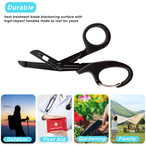 Giá cả phải chăng Chấn Thương Y Tế Shears cho đầu tiên responders Fluoride tráng lưỡi băng kéo - Product Image 5