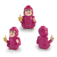 Jouet en PVC Monkey Blind Box - Surprise animale colorée pour enfants