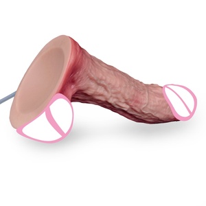 Dildo Realista de Doble Capa con Función de Eyaculación, Masajeador de Pene, Vagina y Ano, Tapón Anal, Juguetes Sexuales para el Placer de Hombres y Mujeres - Product Image 1