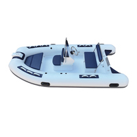 RIB BAOT 390B - Tubes en Hypalon pour les Voyages de Pêche - Coque en Fibre de Verre Durable