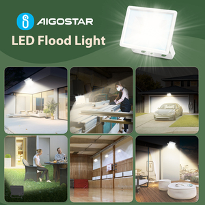Aigostar 20W proiettore esterno IP65 luce di sicurezza impermeabile naturale 4000K LED 1650LM luci da esterno AC Power BV certificate - Product Image 5