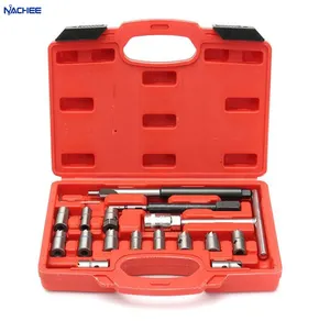 17Pcs Diesel Injector Seat Cutter Cleaner Tool Set Carbon Remover Auto Reparatie Tool