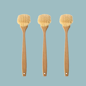 Brosse à long manche en <span class=keywords><strong>bois</strong></span> et brosse à récurer les ponts en fibre <span class=keywords><strong>de</strong></span> tampon <span class=keywords><strong>de</strong></span> 20 pouces - Product Image 3