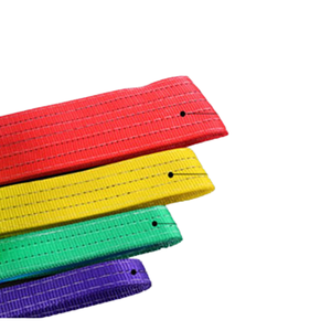 도매 폴리에스터 1-12t 웨빙 슬링 전문 플랫 웨빙 리프팅 슬링 - Product Image 1