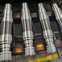 Eje de Accionamiento de Elevador Endurecido por Inducción