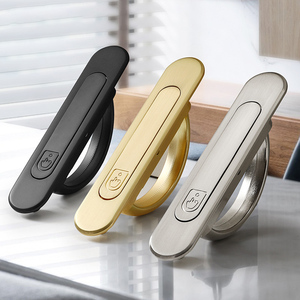 Tiradores ocultos empotrados, tiradores metálicos invisibles para tapetes tatami y gabinetes de cocina - Product Image 2