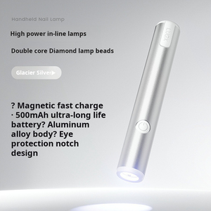 Lampe à ongles UV LED rechargeable mini, séchage rapide du gel, lumière de durcissement, logo personnalisé pour la manucure - Product Image 4