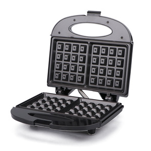 <span class=keywords><strong>Cuisinart</strong></span> WAF-F30 Mini Waflera Redonda Belga con Control Mecánico y Función de Tostado, Color Negro Plateado, Grosor de 2.54 cm - Product Image 5