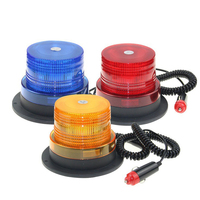 12V 24V LED clignotant lumière d'urgence rouge ambre bleu LED balise lampe stroboscopique pour camions bus ambulances camions de pompiers remorquage