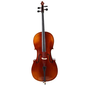 Premium Competitive Price Cello High Quality Cello 4/4 3/4 1/4 Cello With Full Set Accessories Bag, Rosin And Bow