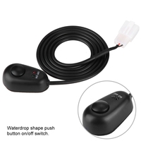 Indicateur lumineux LED 12V, en forme de goutte d'eau, avec bouton poussoir, vert et rouge, livraison gratuite